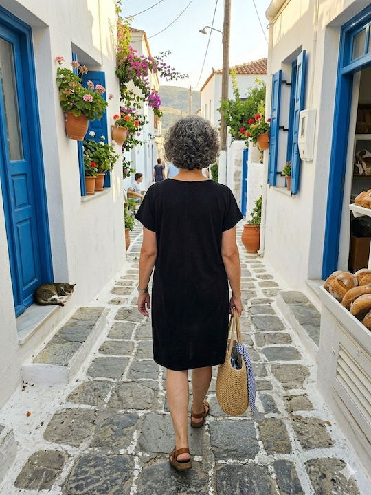 Summer Mini Dress Black