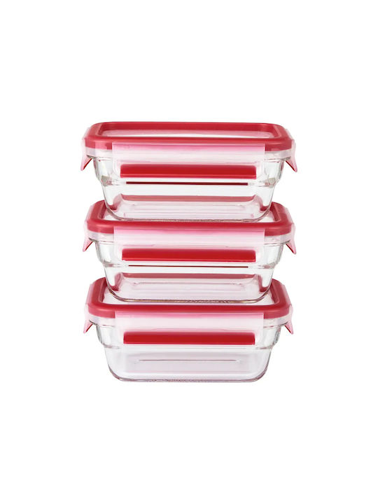 Tefal Сет Кутии за Храна Стъклени 3 Бройки