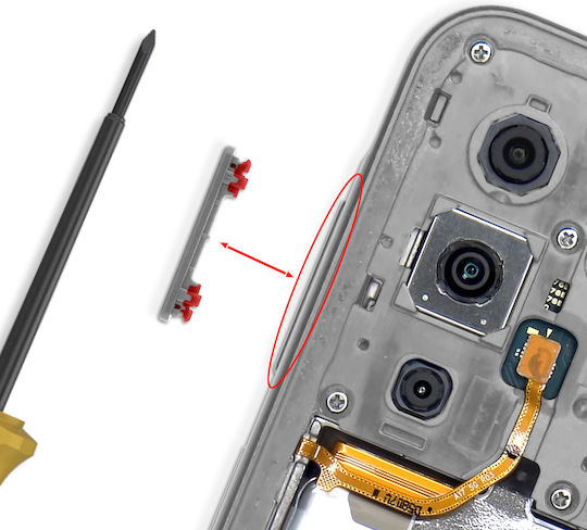 Samsung Original Volume Button Galaxy A17 4G 5G Service Pack Graue