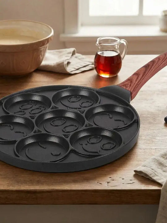 KönigHOFFER Τηγάνι για Pancakes από Αλουμίνιο με Αντικολλητική Επίστρωση 26.5cm