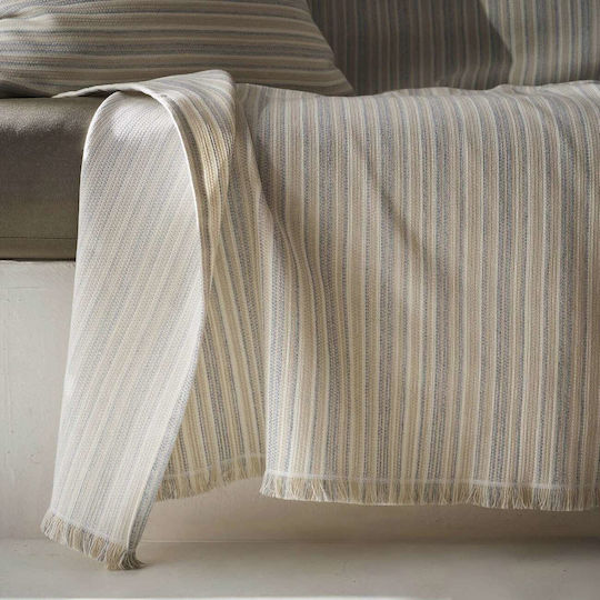 Gofis Home Nymeria Armchair Throw Jacquard 180x180cm Gray