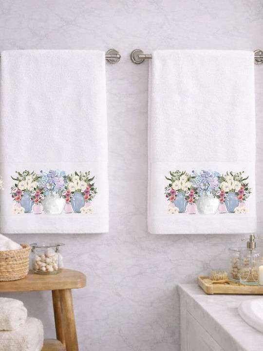 Astron Italy Face Towel Blossom Ecru 2 Pieces Weight 500gsm