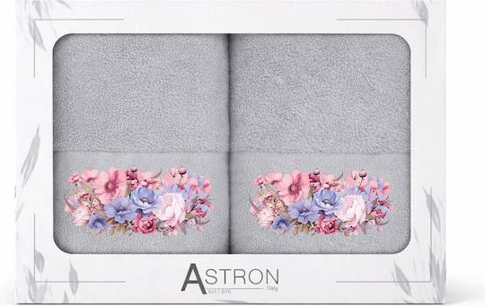 Astron Italy Кърпа За Лице Blossom Ecru 2 Брой Тегло 500гр/м²