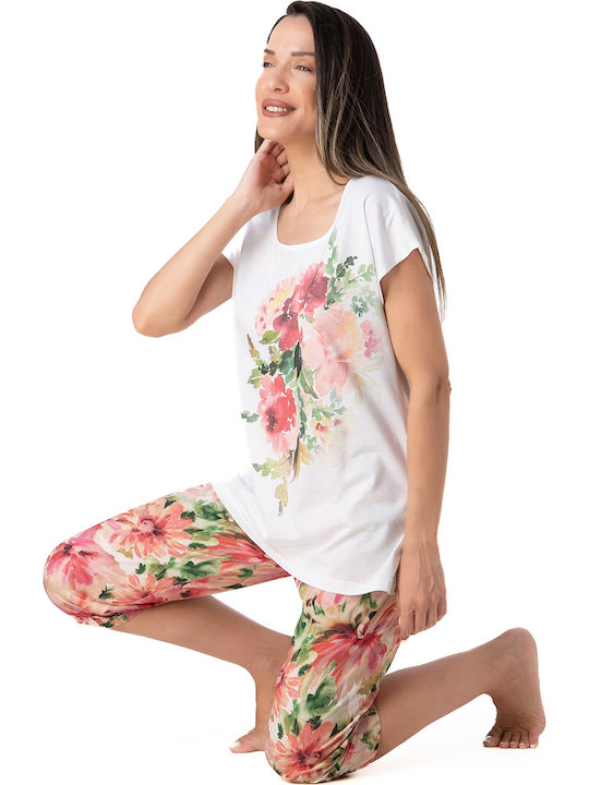 Relax Lingerie Summer Women's Pyjama Set Pink