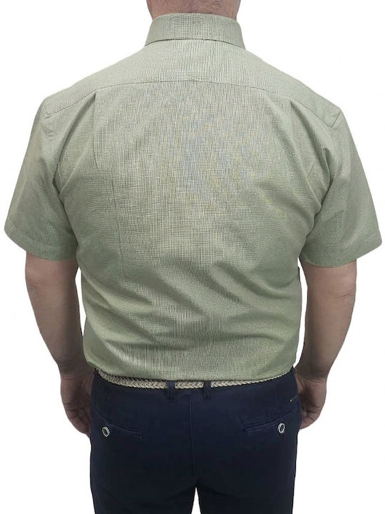 Cămașă Cu Mâneca Scurtă Regular Fit Verde