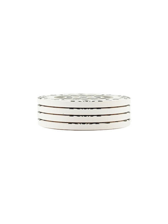 Estia Heritage Untersetzer Keramik mit Gestell Grüne 10,3x10,3cm 4 Stück Estia Heritage Untersetzer Keramik mit Gestell Grüne 10,3x10,3cm 4 Stück