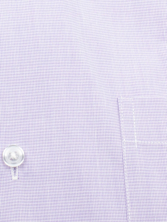 Long Sleeve Shirt Regular Fit Checked Purple