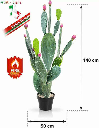 Cactus Artificial 140cm Ghiveci Modern Eva
