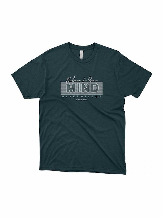 D027 T-shirt Navy Μπλε