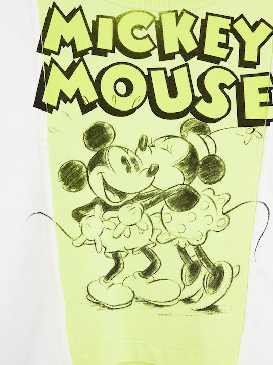 Детска Блуза Бяла Kiss Mickey