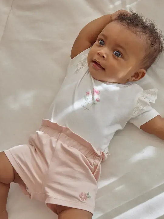 Kids Short-Sleeved White Blouse