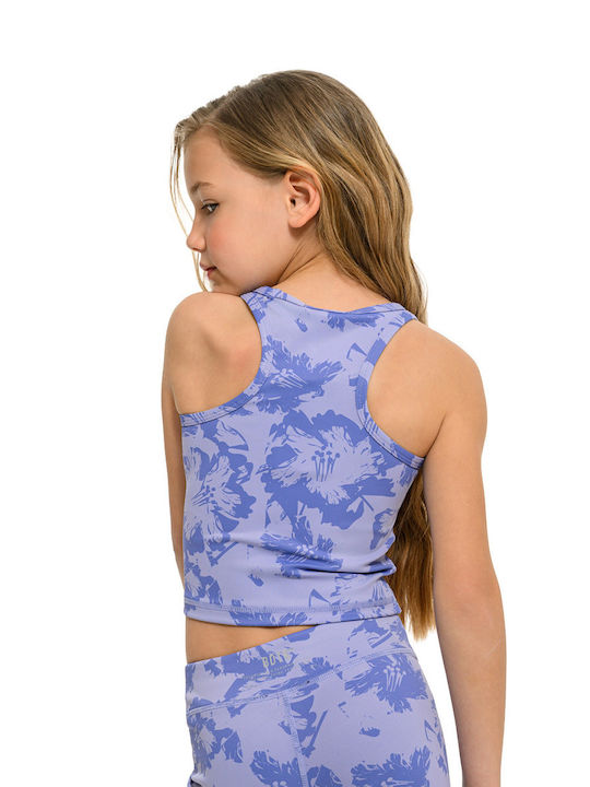 BodyTalk Crop Top Μπλε