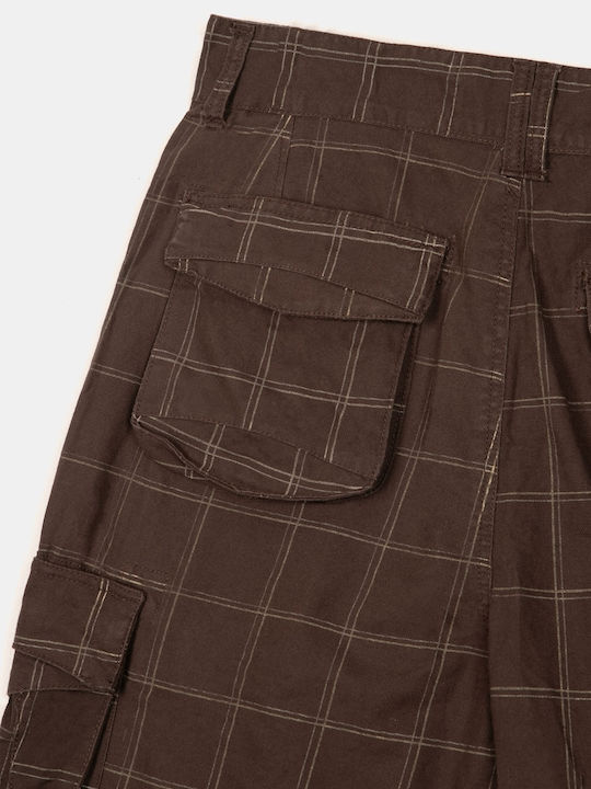 Herren Shorts Braun