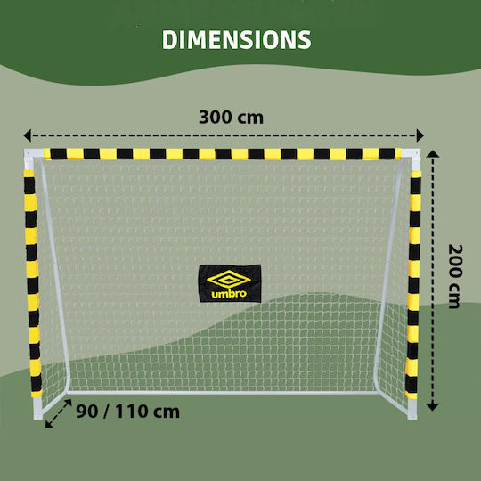 Umbro Football Goal 300x110x200cm 1 Piece