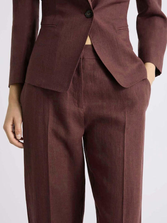 Women's Chino Trousers in Slim Fit Brown
