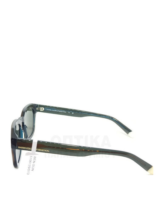 Benetton Unisex Γυαλιά Ηλίου με Πράσινο Σκελετό και Πράσινο Φακό BE5106 129
