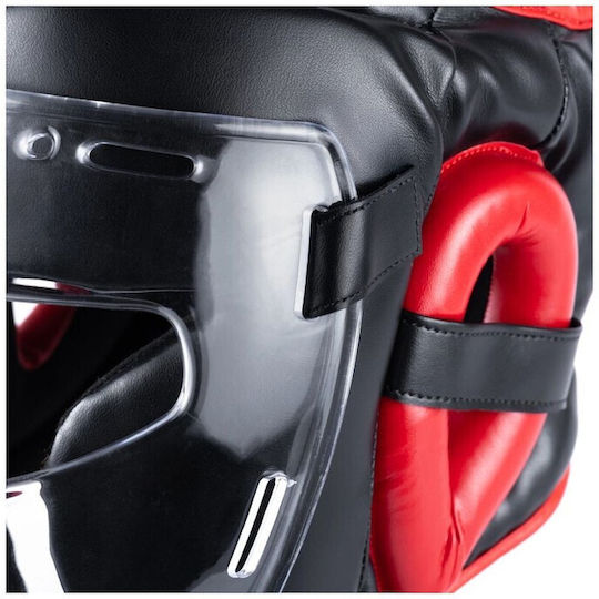 DBX Bushido ARH-2180 Adult Full Face Boxing Headgear Leather Black