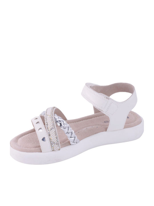 Kids' Anatomic White Sandals