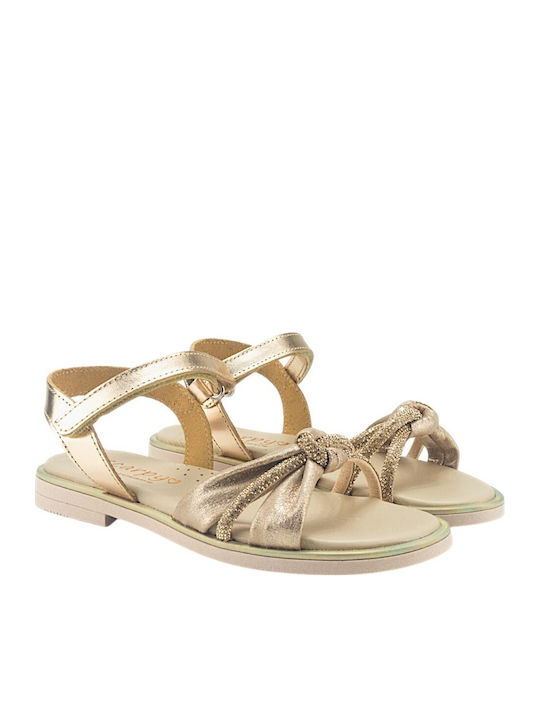 Kindersandalen Rosa Gold AΚ26-70