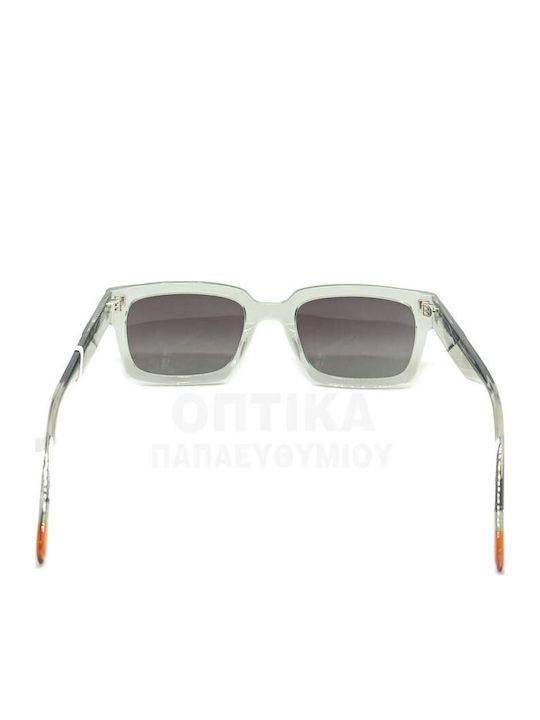 Benetton Unisex Sunglasses With Green Frame And Gray Lens BE5101 901