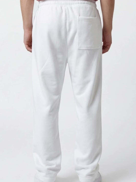 Pantaloni Baggy Linie Alb