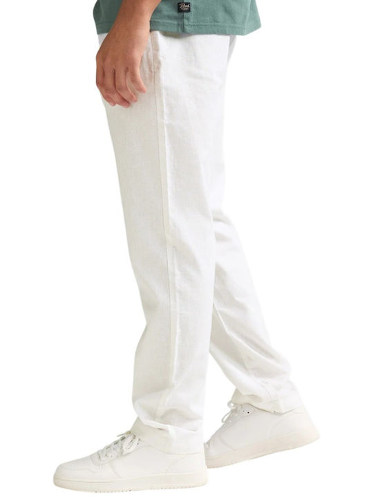 Chino Trousers In Relaxed Fit White