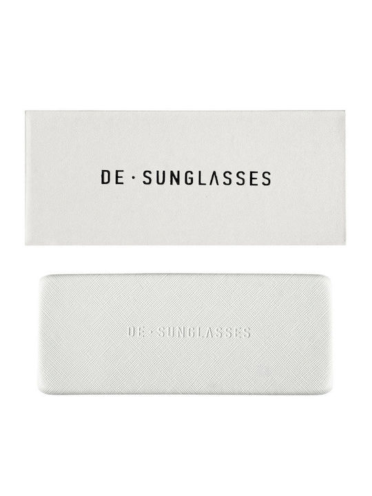 De Sunglasses Unisex Sonnenbrillen mit Schwarzem Horn umrandet Rahmen GAVIN25YELLW-N