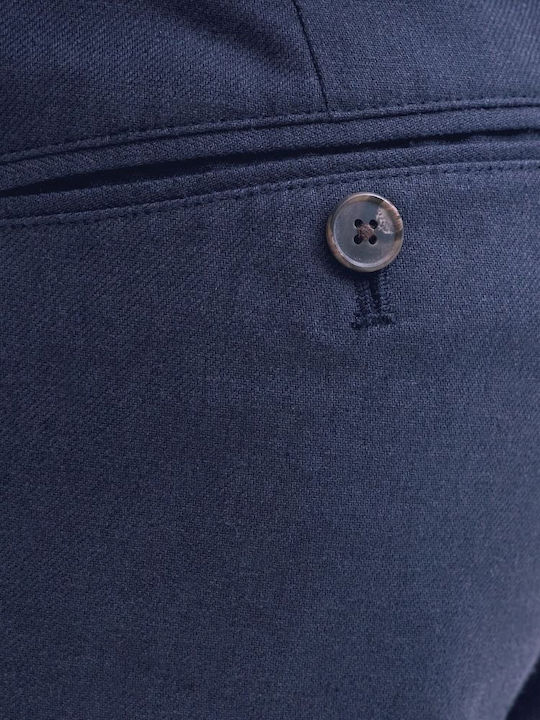 Men's Trousers Slim Fit Navy Blue
