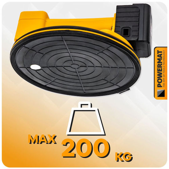 Cordless Suction Cup Powermat Pm-apps-200m 200 Mm 200 Kg Battery Charger Led Display
