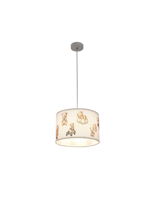 Agora Lighting Deckenleuchte Weiß mit Lampenbirnensockel E27