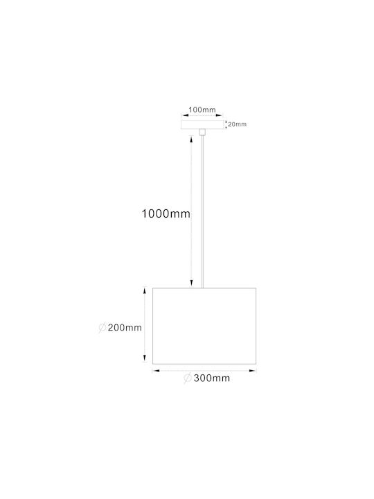 Agora Lighting Mehrfarbiges Deckenleuchte mit E27 Lampenbirnensockel
