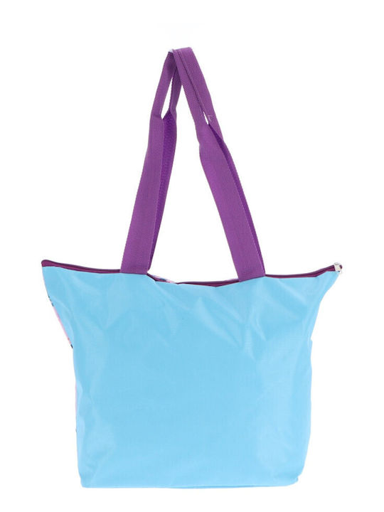 Disney Frozen Magic Crew Παιδική Τσάντα Θαλάσσης Γαλάζια 47x33x15εκ.