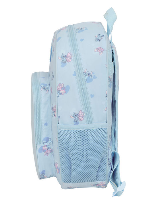 School Kids Backpack Light Blue 34x28x10cm