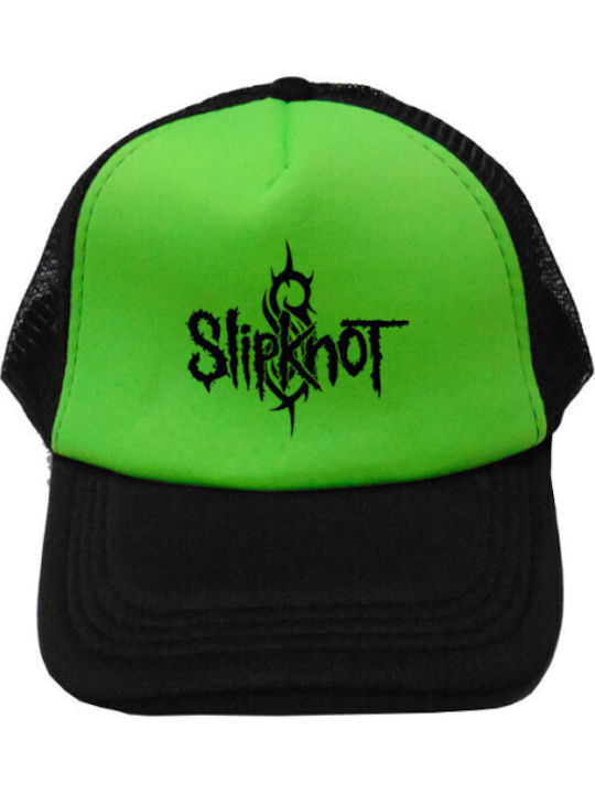 Șapcă Jockey Camionagiu Takeposition Negru-Verde Slipknot Logo 910-7526-14