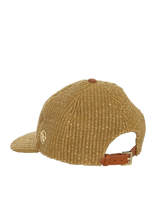 Guess Accessories W Raffia Baseball Cap Aw5506pol01-tau Brown Guess Accessories W Raffia Baseball Cap Aw5506pol01-tau Brown