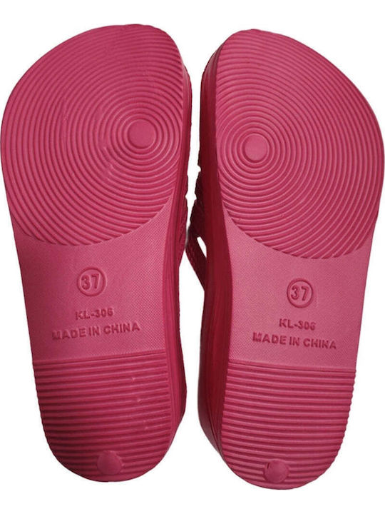 Flip Flops in Fuchsia Colour