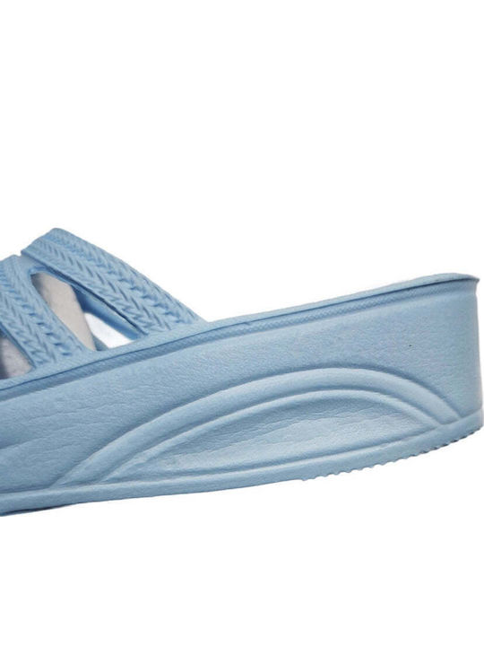 Damen Zehentrenner in Hellblau Farbe