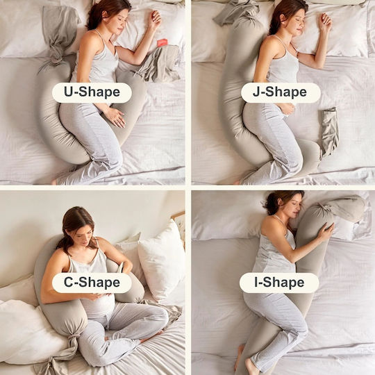 Bbhugme Beige Pregnancy & Breastfeeding Pillow