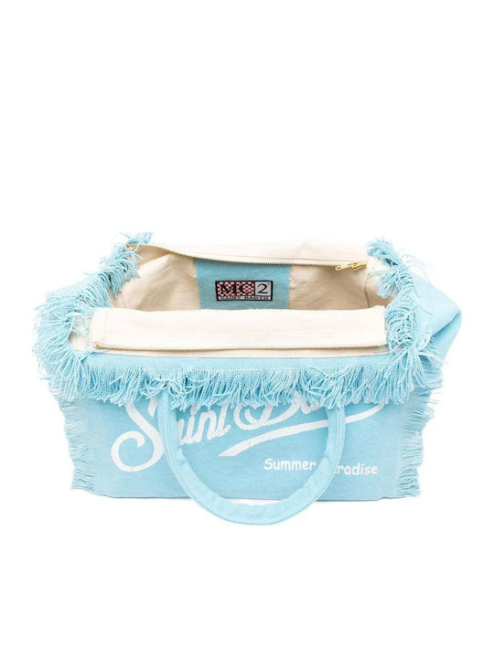 MC2 Vanity Beach Bag Made of Canvas in Blue