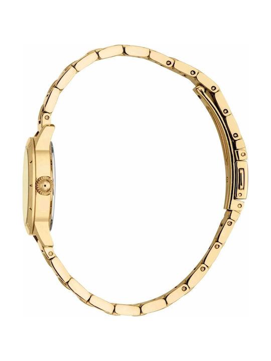 Just Cavalli Womens Watch Battery with Gold Metal Bracelet