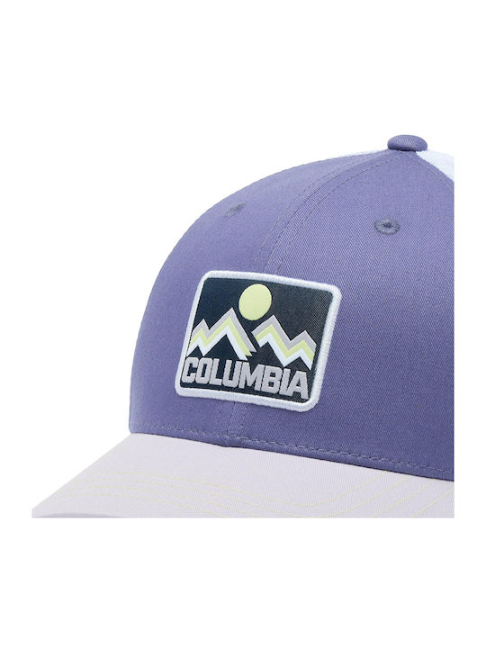 Columbia Παιδικό Καπέλο Jockey Υφασμάτινο Μωβ
