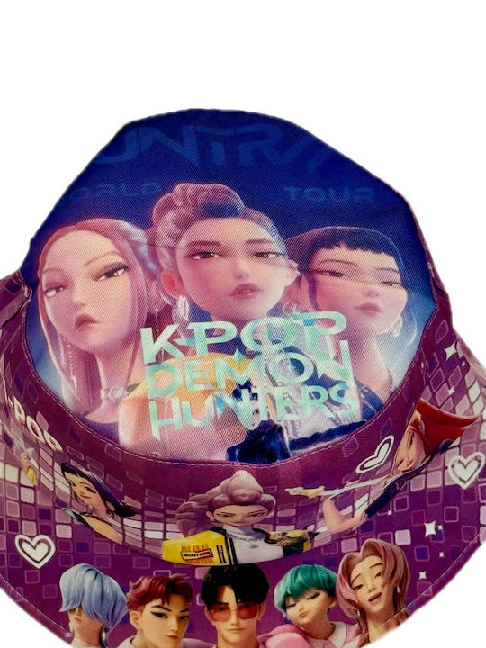 Elegant Παιδικό Καπέλο Bucket Λιλά