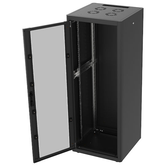 Edision Dulap Rack Cu Picioare 19U Negru 60-02-0206