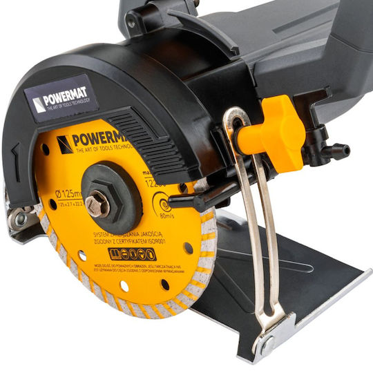 Powermat Φαλτσοπρίονο Ρεύματος 1400W Διαμέτρου 125mm