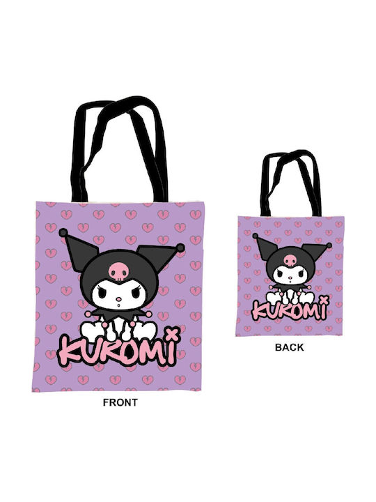 Hello Kitty Kuromi Екологична Текстилна Чанта За Пазаруване Canvas 38x44 См Многоцветна