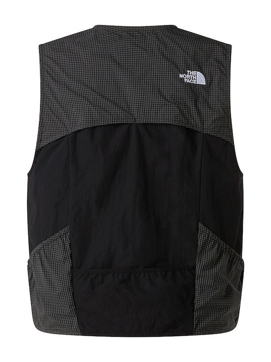 Ärmellose Herren Jacke Schwarz