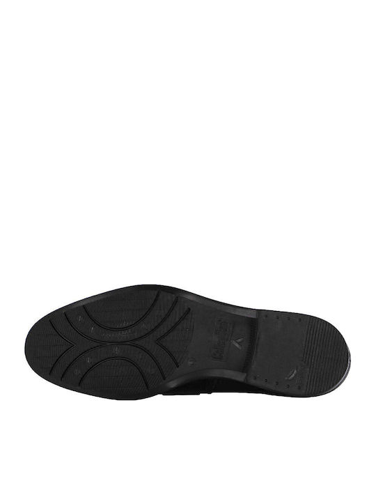 Leather Men's Moccasins in Black Colour