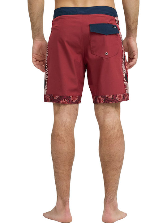 Surfsilk Men's Swim Shorts Burgundy