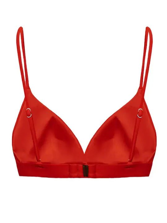 Bikini Τριγωνάκι με Ενίσχυση Κόκκινο