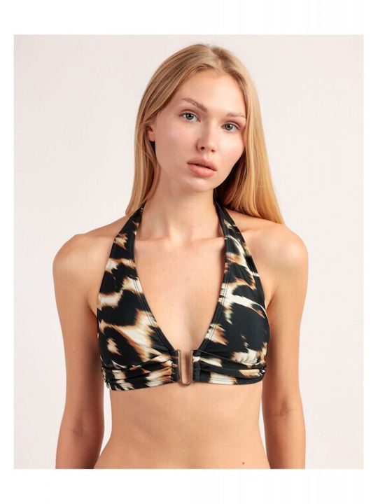 Top Triunghi Negru Bikini